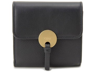 オータムフェア クロエ Chloe 三つ折り財布 CHL16UP811 H8J 001 INDY インディ スクエアウォレット ブラック レディース 財布