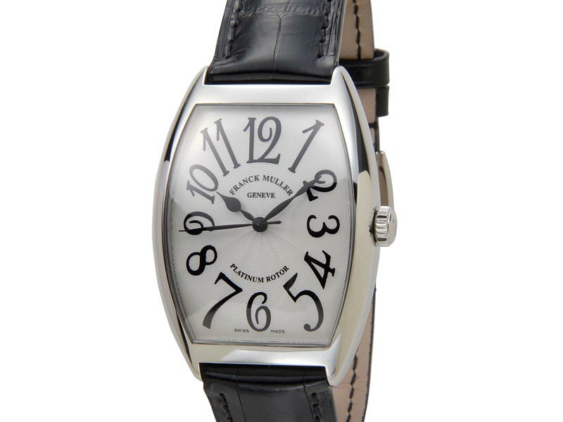 フランクミュラー FRANCK MULLER トノーカーベックス レリーフ 6850SC クロコダイ ...