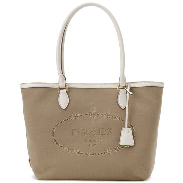 プラダ PRADA トートバッグ 1BG159 UCW F0J0A OOW ジャガード 2WAY ショルダーバッグ ホワイト レディース バッグ 新品 【送料無料】