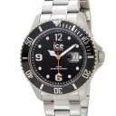 月末特別セール ポイント5倍 アイスウォッチ ICE WATCH アイス スティール ラージ 48mm ブラック 黒 016032 メンズ 腕時計