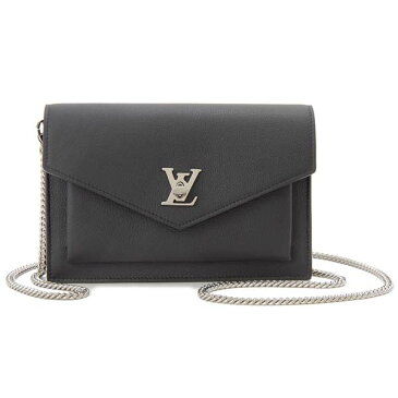 訳あり 金具キズ ルイヴィトン LOUIS VUITTON ショルダーバッグ ポシェット・ロックミーチェーン M63471 ノワール ブラック レディース