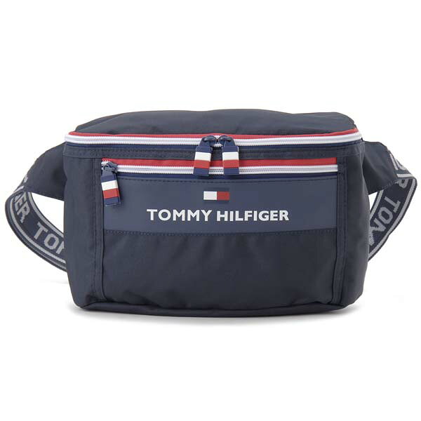 トミーヒルフィガー TOMMY HILFIGER ボディバッグ TH-828 ナイロン ウエストバッグ ネイビー メンズ レディースのサムネイル