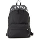 楽天スーパーSALE 半額以下 50%OFF 【キャンセル不可・返品不可】 バレンシアガ BALENCIAGA リュック メンズ レディース ブラック 507460 HPG1X 1070 ウィール バックパック