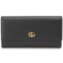 グッチ GUCCI 長財布 レディース ブラック 456116 CAO0G 1000 PETITE MARMONT プチマーモント 財布