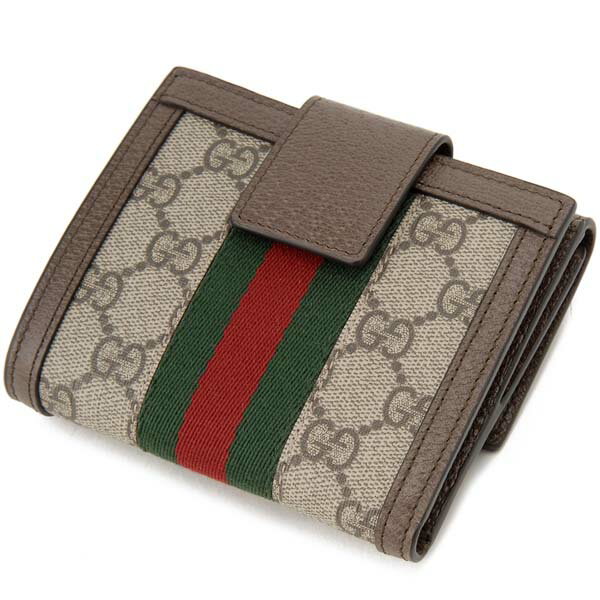 グッチ GUCCI 二つ折り財布 レディース ベージュ 523173 96IWG 8745 OPHIDIA オフィディア 財布