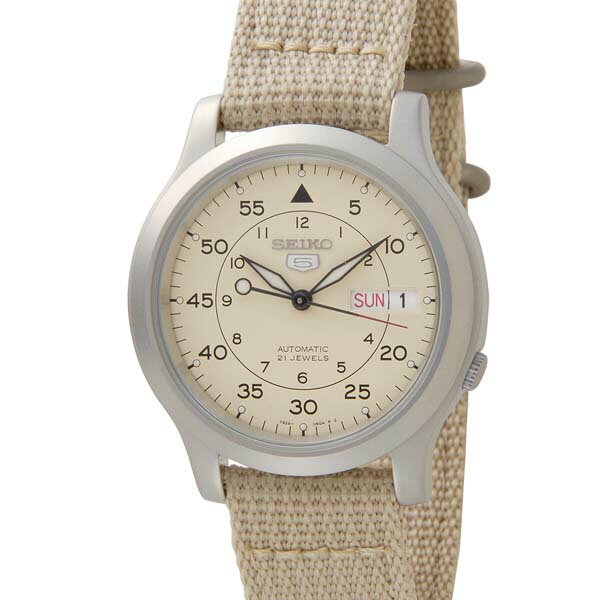 セイコーファイブ 腕時計（メンズ） セイコー5 SEIKO5 腕時計 時計 メンズ ミリタリー ベージュ SEIKO SNK803K2 セイコーファイブ