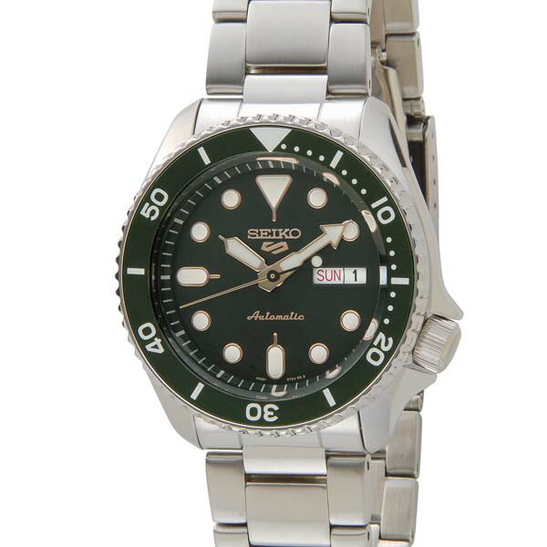 お買い物マラソンP5 セイコー5 セイコーファイブ メンズ 腕時計 SRPD63K1 グリーン SEIKO セイコー 自動巻き 時計 ウォッチ