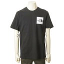 楽天s-select月末特別セール ポイント10倍 ノースフェイス THE NORTH FACE Tシャツ メンズ ブラック S/S FINE TEE ロゴ トップス 半袖 カットソー ティーシャツ