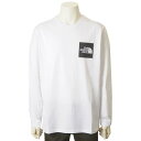 楽天s-select月末特別セール ポイント10倍 ノースフェイス THE NORTH FACE ロンT メンズ ホワイト 長袖 Tシャツ LS FINE TEE カットソー