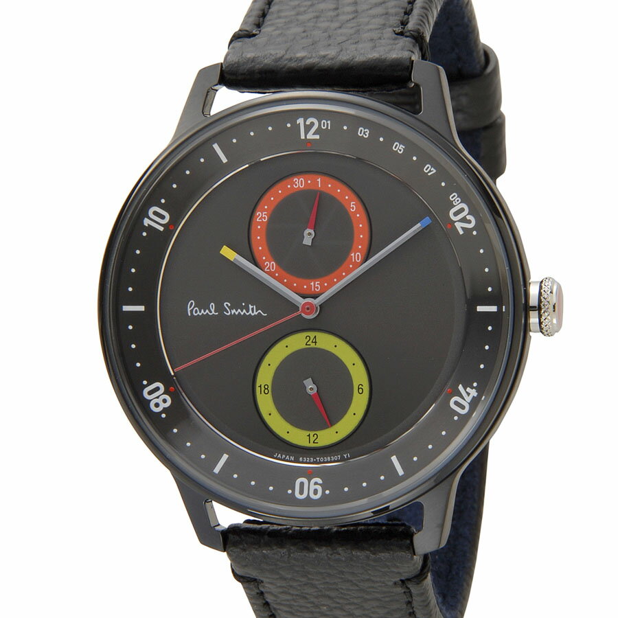 ポールスミス 腕時計 ポールスミス Paul Smith メンズ 腕時計 BH2-049-50 Church Street チャーチ・ストリート クロノグラフ ブラック レザー ウォッチ