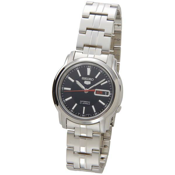セイコー5 セイコーファイブ メンズ 腕時計 SNKL83K1 SEIKO 5 セイコー 自動巻き オートマチック ウォッチ ブラック×シルバー