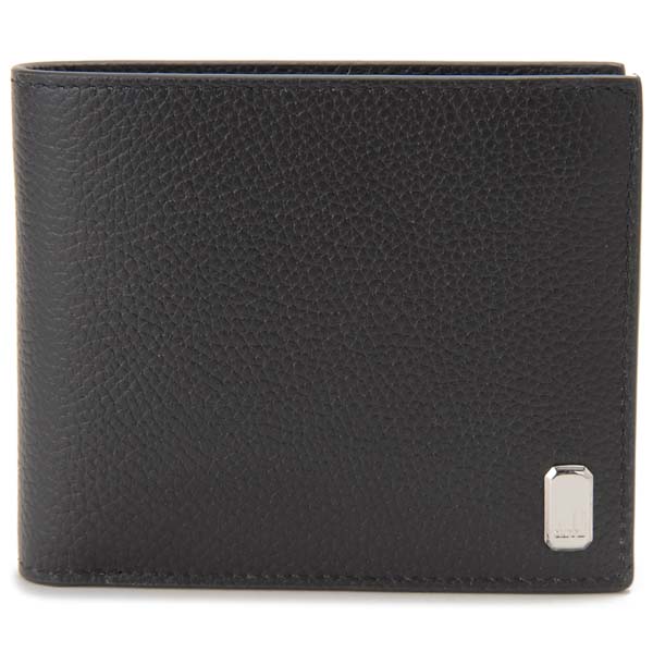 訳あり ホック取れ ダンヒル DUNHILL 二つ折り財布 メンズ ブラック 黒 DU19F2320AR 001 BELGRAVE ベルグレーブ