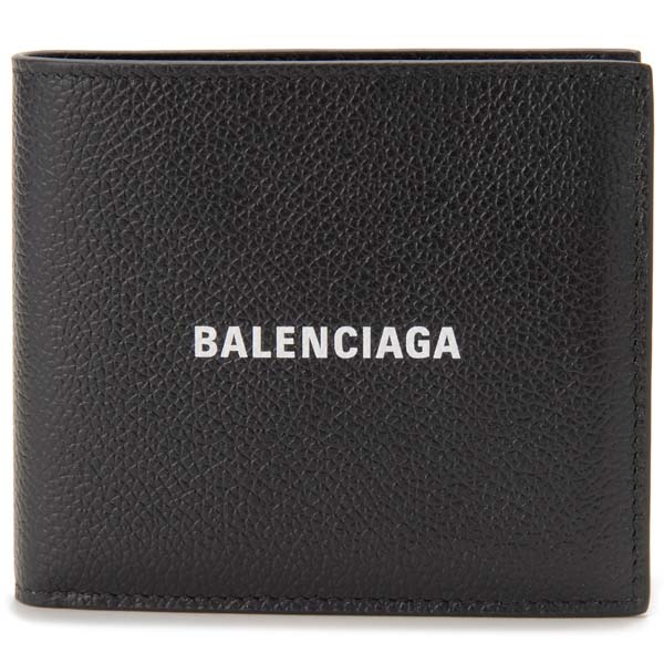 バレンシアガ 財布（メンズ） 楽天スーパーSALE ポイント5倍 バレンシアガ BALENCIAGA 二つ折り財布 メンズ ブラック 黒色 594315 1IZI3 1090 財布