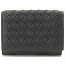 ボッテガヴェネタ 財布（レディース） ボッテガ・ヴェネタ Bottega Veneta 三つ折り財布 ブラック 黒 515385VO0B28885 コンパクト財布