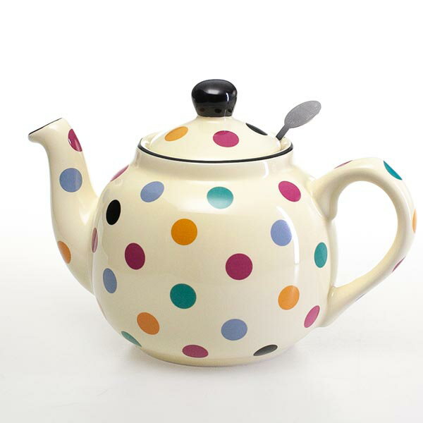 ロンドンポタリー London Pottery ティーポット 2カップ アイボリー ドット 580301 2CUP 英国 ブランドのサムネイル