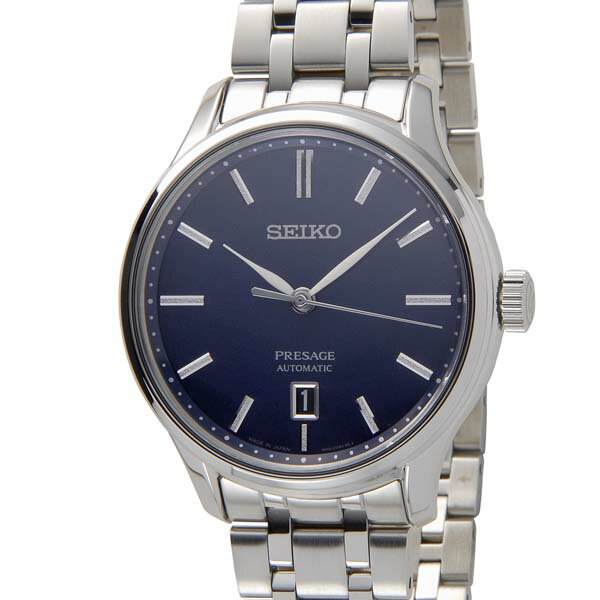 お買い物マラソン対象 訳あり　未使用品、展示品の為、軽度なすり傷　セイコー SEIKO 腕時計 メンズ ネイビー SRPD41J1 PRESAGE プレザージュ