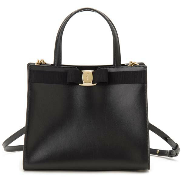 フェラガモ トートバッグ レディース フェラガモ Ferragamo トートバッグ レディース ブラック 21-I290-734058 MD TOTE 2WAYショルダーバッグ