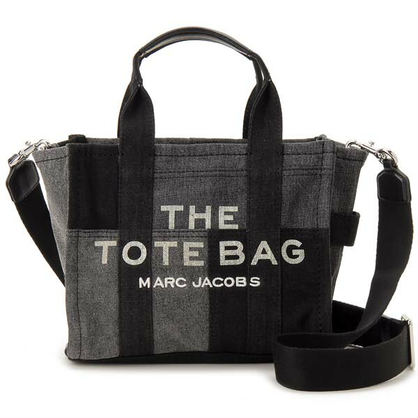 マークジェイコブス MARC JACOBS トートバッグ レディース ブラック デニム H016M06FA21 012 THE TOTE ショルダーバッグのサムネイル