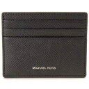 マイケルコース MICHAEL KORS カードケース 名刺入れ ブラック 36U9LHRD1L BK