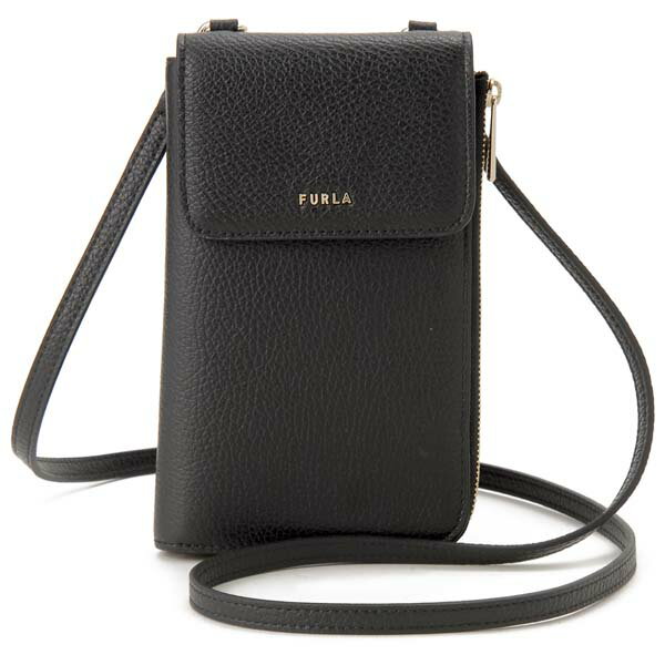 FURLA フルラ ショルダーバッグ レディース ブラック WE00277 HSF O60 スマホショルダー スマホポシェットのサムネイル