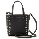 訳あり 保護袋なし JIMMY CHOO ジミーチュウ ミニ トートバッグ レディース ブラック MPEGASI UUF BKSV 2WAYショルダーバッグ