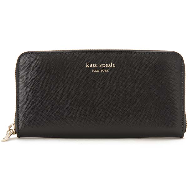 ケイト・スペード ニューヨーク 長財布 レディース KATE SPADE ケイトスペード ラウンドファスナー長財布 レディース ブラック PWR00281 001 スペンサー