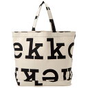 ポイント10倍セール marimekko マリメッコ トートバッグ 90591 890 AHKERA ロゴ ラージ キャンバストート