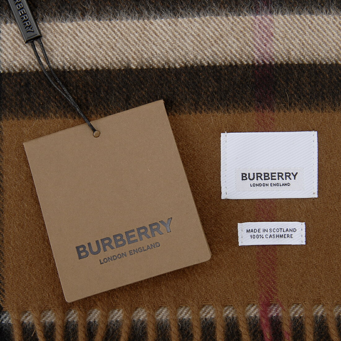 楽天スーパーSALE 10%OFF BURBERRY バーバリー マフラー ブラウン 8037147 カシミア バーバリーチェック