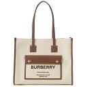 ゴールデンウイークSALE ポイント5倍 BURBERRY バーバリー トートバッグ レディース ナチュラル 8044138 キャンバスバッグ