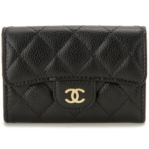 CHANEL シャネル カードケース 名刺入れ ブラック AP0214 Y01864 C3906 クラシック マトラッセ