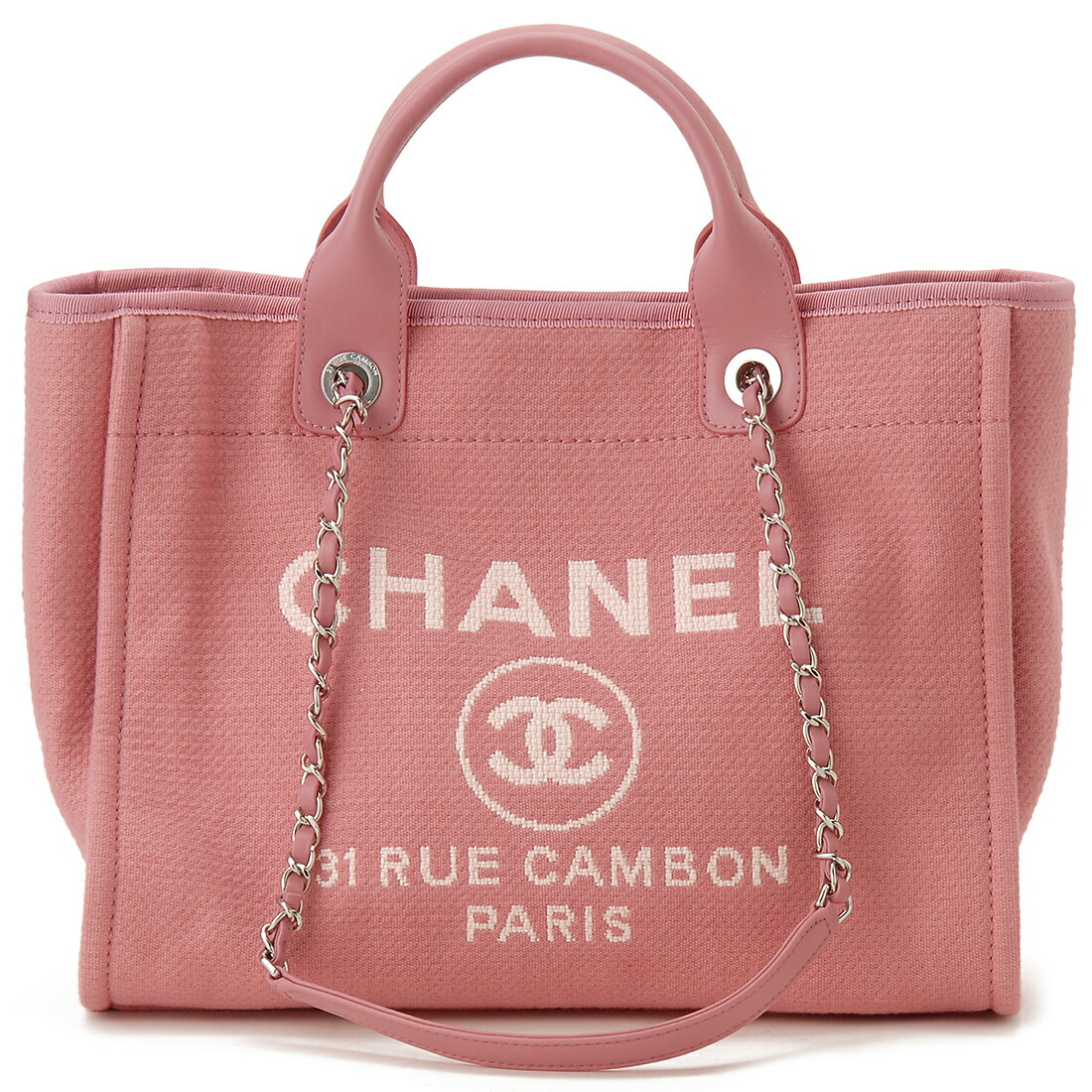 楽天スーパーSALE 超目玉枠 CHANEL シャネル トートバッグ レディース ピンク AS3257 B07300 NI682 スモール ショッピングバッグのサムネイル