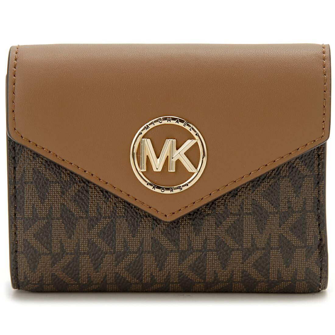 【楽天ファッション ザ・セール】 MICHAEL KORS マイケルコース 三つ折り財布 レディース ブラウン 32S1GNME6B 252 GREENWICH