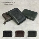 ゴールデンウィークセール ポイント10倍 monte SPIGA モンテスピガ ブライドルレザー コンパクト財布 コインケース メンズ MOSBHSD004
