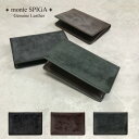 ゴールデンウィークセール ポイント10倍 monte SPIGA モンテスピガ ブライドルレザー カードケース 名刺入れ メンズ MOSBHSD005