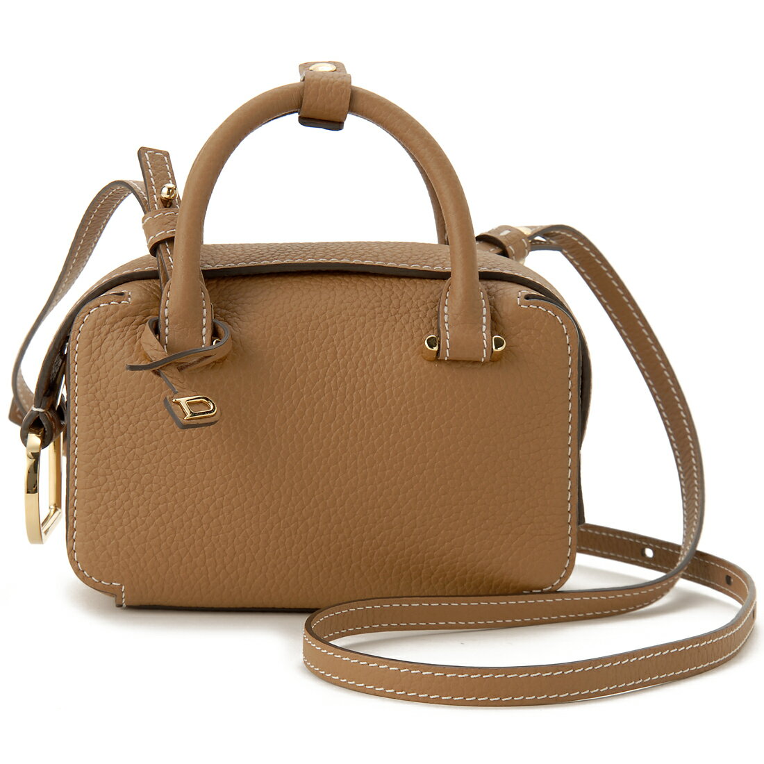 Delvaux デルヴォー ミニ ハンドバッグ レディース ブラウン AA0567AQY0 ADN DO クールボックス ナノのサムネイル