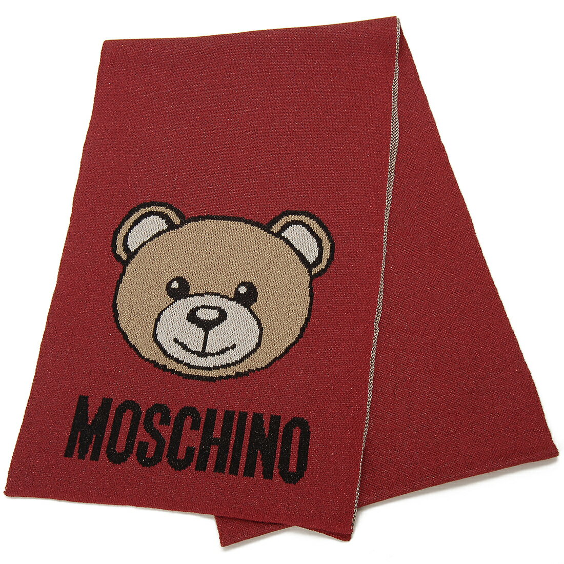 【6/13-6/16 8:59 ポイント10倍】 Moschino モスキーノ マフラー スカーフ レディース レッド 30666M2345 007