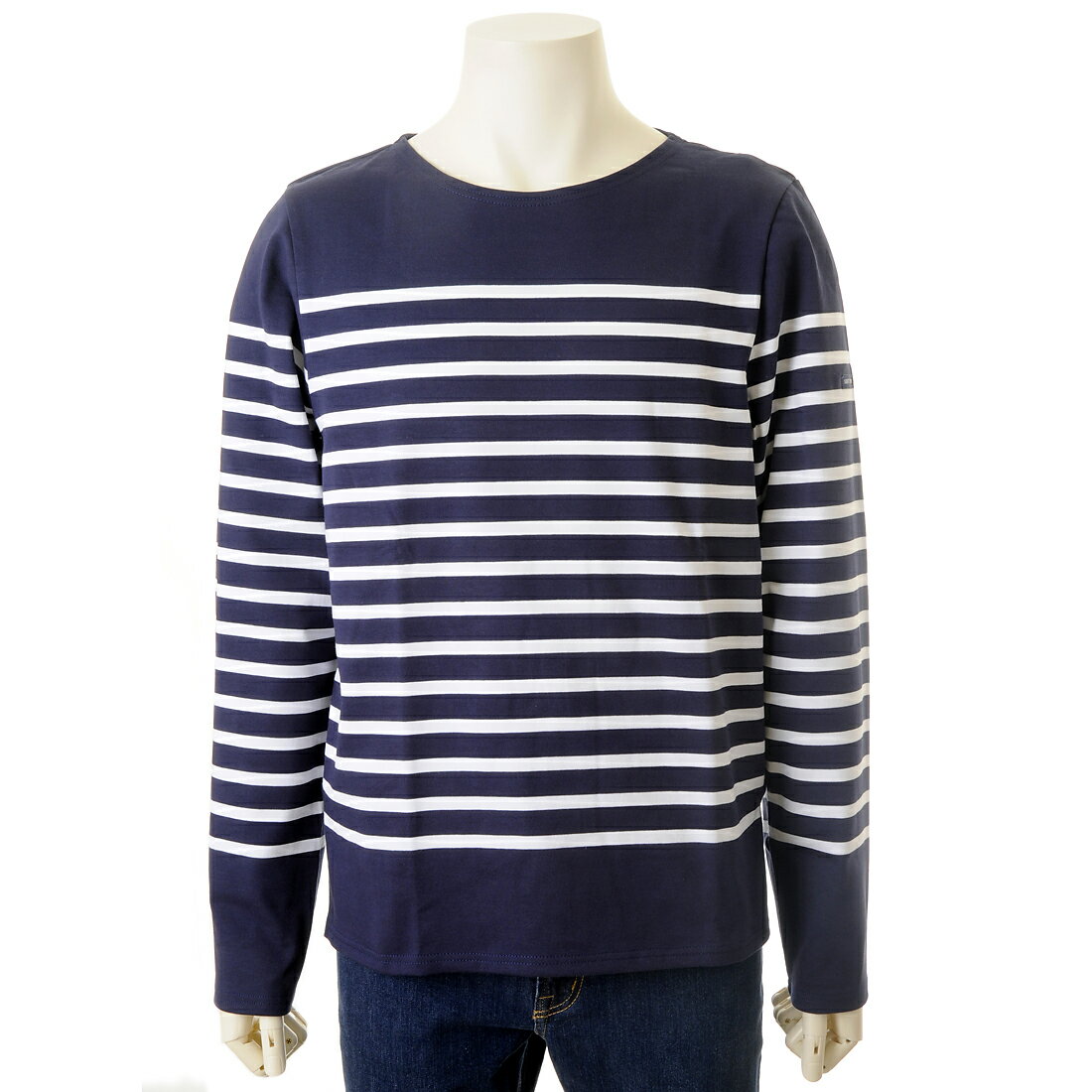 ポイント10倍 SAINT JAMES セントジェームス カットソー レディース メンズ ネイビー NAVAL MRNNEIGE NAAVAL-2691 ナヴァ...