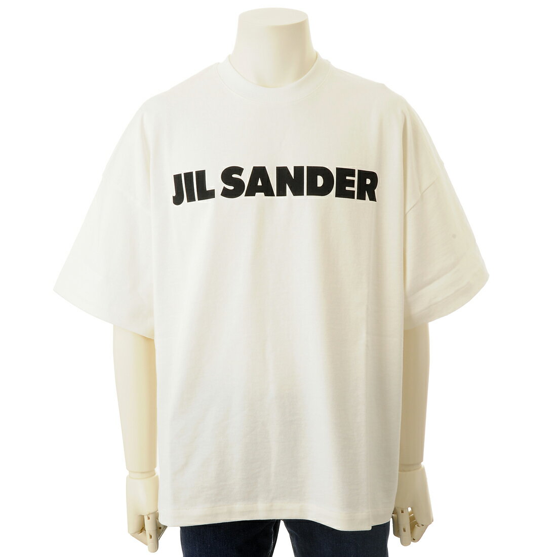 ジル サンダー プレゼント メンズ お買い物マラソン ポイント10倍 JIL SANDER ジルサンダー Tシャツ メンズ ホワイト 21GC000145148102 MALE メイル