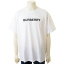 楽天s-select月末特別セール ポイント5倍 BURBERRY バーバリー Tシャツ メンズ ホワイト 8055309 OVER SIZE T-SHIRT オーバーサイズTシャツ