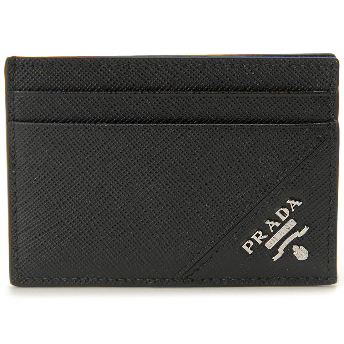 プラダ 名刺入れ（メンズ） PRADA プラダ カードケース メンズ ブラック 2MC047 QME F0002 CARD CASE カードケース