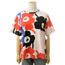 月末特別セール ポイント10倍 marimekko マリメッコ Tシャツ レディース 91827 395 KIOSKI PIENI UNIKKO JERSEY キオスキピエニウニッコジャージー