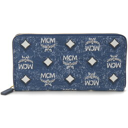 エムシーエム MCM エムシーエム 長財布 デニム YLDSTA05 LE