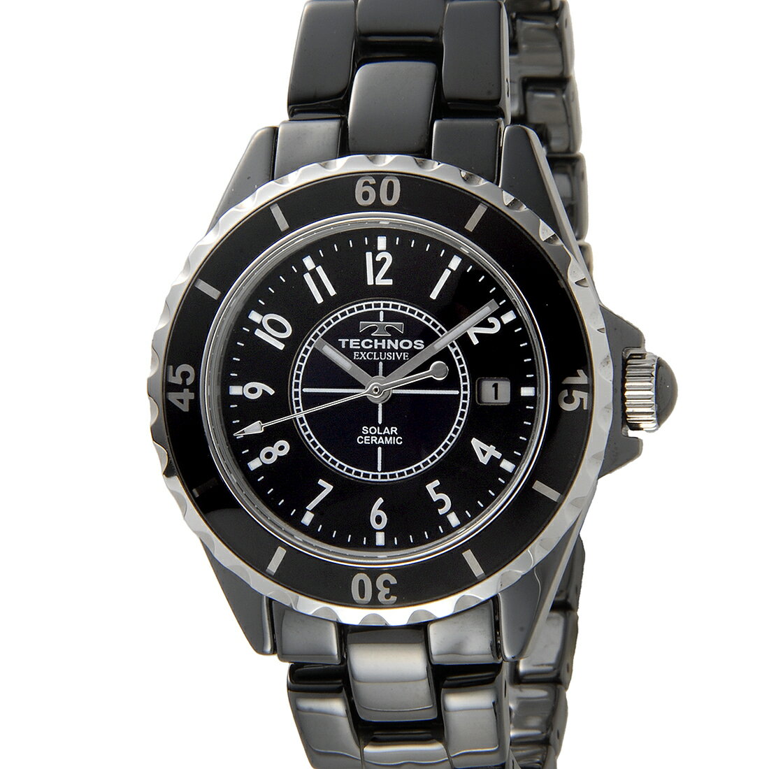 テクノス 腕時計（メンズ） 楽天スーパーSALE ポイント10倍 TECHNOS テクノス 腕時計 メンズ TE9002TB セラミック ソーラーウォッチ
