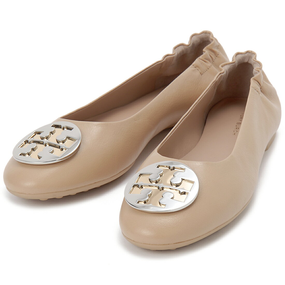 ポイント10倍 お買い物マラソン TORY BURCH トリーバーチ バレエシューズ レディース ブラウン 147379 236 ニューロゴバレエのサムネイル