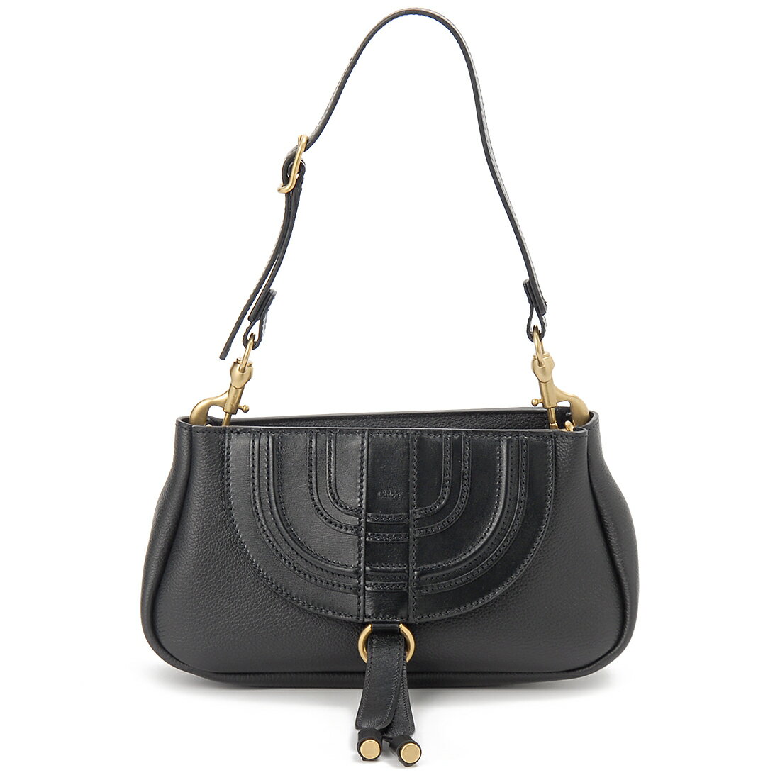 Chloe クロエ ショルダーバッグ レディース ブラック CHC23US602 K28 001 マーシー