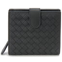 Bottega Veneta ボッテガヴェネタ 二つ折り財布 レディース ブラック 121059V00168806 INTRECCIATO NAPPA