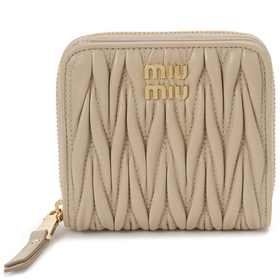 楽天s-selectポイント5倍セール MIU MIU ミュウミュウ 二つ折り財布 レディース 5ML522 2FPP F0036