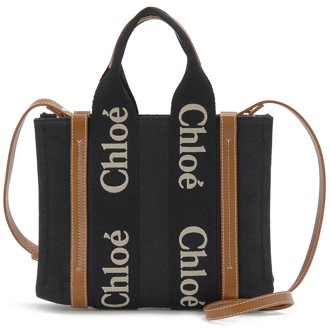 訳あり　ショルダーストラップの片側の金具取れ　Chloe クロエ トートバッグ レディース CHC23AS397 L17 915 WOODY ウッディ