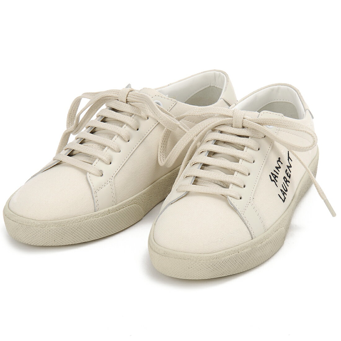 SAINT LAURENT  ˡ ǥ 610648 GUP10 9113 SL06 EMBROID SNEAKER