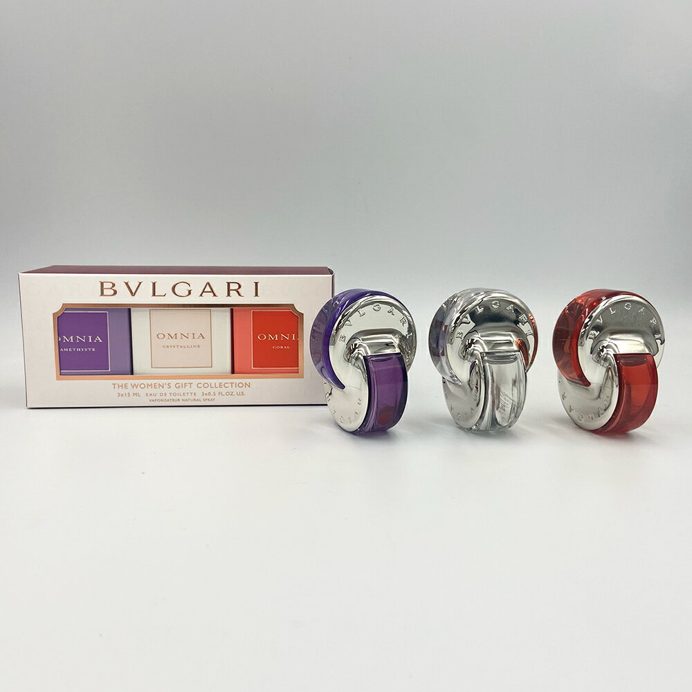 お買い物マラソン BVLGARI ブルガリ オムニアギフトコレクション EDT オードトワレ 15ml×3 レディース メンズ 香水